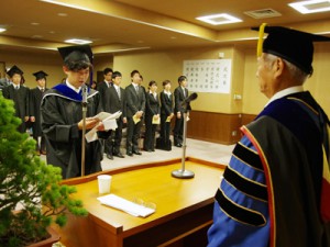 平成25年9月期金沢大学学位記授与式を挙行 – 金沢大学